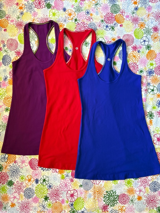 lululemon athletica Tops - Lot 3💕 Sz6 Cool Racerback 🍋 Lululemon
